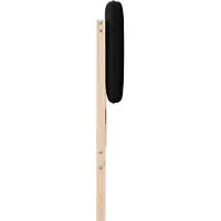 vidaXL Tête de lit rembourrée avec tête de lit marron et noir 160 cm