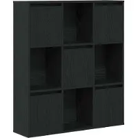 vidaXL Bibliothèque chêne noir 89x24x101,5 cm bois d'ingénierie