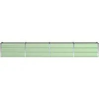 vidaXL Jardinière Vert 320 X 40 X 45 Cm Acier