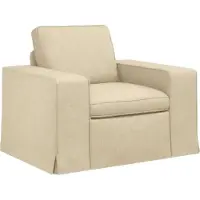 vidaXL Canapé 2 pcs Crème Mét¿¿