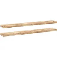 vidaXL Étagères flottantes 2 pcs 160x20x4 cm acacia massif non traité