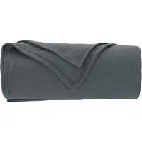 vidaXL Couvertures À Jeter 6 Pcs Gris Foncé 240 X 220 Cm Toison