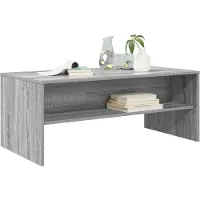 vidaXL Table basse gris Sonoma 100 x 50 x 40 cm Bois composite