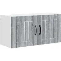 vidaXL Armoire murale LUCCA, gris Sonoma, 80 x 31 x 40 cm, aggloméré