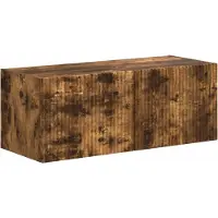 vidaXL Ensemble de meubles TV 4 pcs Chêne fumé Bois composite