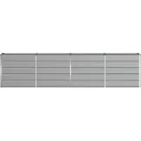vidaXL Jardinière Gris Clair 160 X 40 X 75 Cm Acier