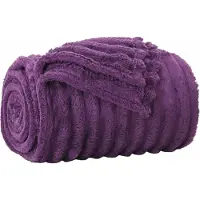 vidaXL Couvertures À Jeter 6 Pcs Violet 150 X 130 Cm Toison