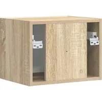vidaXL Meuble TV mural Sonoma 39 x 31 x 29,5 cm en aggloméré
