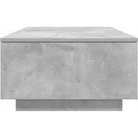vidaXL Table basse Béton Gris 95 x 55 x 31 cm Bois composite