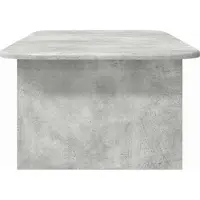 vidaXL Table basse, gris béton, 93 x 53 x 33 cm, matériau de bois