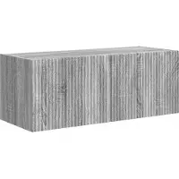 vidaXL Ensemble de meubles TV mural 5 pcs Gris Sonoma Bois composite