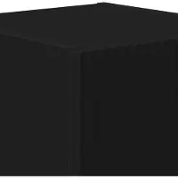 vidaXL Meuble TV mural 2 pcs Noir 30 x 31 x 40 cm Bois composite