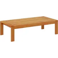 vidaXL Table de jardin 100x50x27 cm bois massif acacia