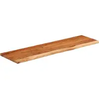 vidaXL Étagère murale rectangulaire massif acacia bordure assortie