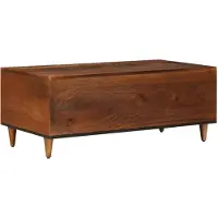 vidaXL Table basse marron 100 x 54 x 40 cm bois massif mangue