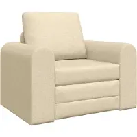 vidaXL Canapé-lit crème 98 x 71 x 83 cm tissu