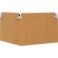 vidaXL Façade de lave-vaisselle Kalmar, blanche, 57 x 57 x 40 cm, aggloméré