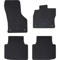 vidaXL , tapis de sol avant pour voiture, 4 pièces, compatibles avec VW Arteon (2017-), modèle 4 portes, en caoutchouc