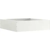vidaXL Bordure de pelouse Blanc 50 x 50 x 13 cm Acier