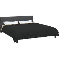 vidaXL - Couverture d'hiver 200 x 240 cm, 450 g/m², noire et taupe