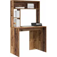 vidaXL Bureau en bois de récupération, 91 x 50 x 149 cm, fabriqué en bois composite