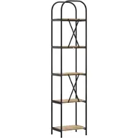 vidaXL Étagère chêne artisanal 40 x 30 x 183 cm Bois d'ingénierie