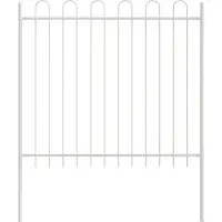 vidaXL Clôture de jardin BOXTEL, 2 pièces, 3,4 x 1 m, acier avec revêtement en poudre