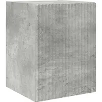 vidaXL Meuble TV mural 2 pcs Béton 30 x 31 x 40 cm Bois composite