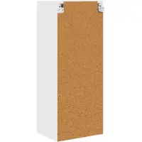 vidaXL Façade de lave-vaisselle Kalmar, blanc brillant, 40 x 31 x 100 cm