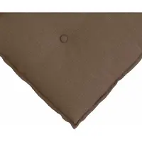 vidaXL Coussin De Dos Marron 160 X 19 X 50 Cm Tissu