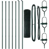 vidaXL Clôture de sécurité européenne à fixer au sol, 10 x 1,2 m, acier revêtu de PVC