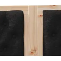 vidaXL Tête de lit Autres Marron et Noir 180 cm Pin massif