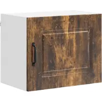 vidaXL Façade de lave-vaisselle Kalmar, 2 pièces, chêne fumé