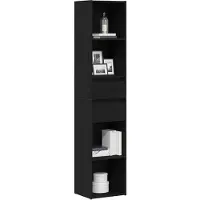 vidaXL Bibliothèque Chêne noir 36 x 30 x 171 cm Bois d'ingénierie