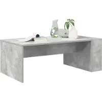 vidaXL Table basse Béton Gris 95 x 50 x 34 cm Bois composite
