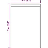 vidaXL Rideaux occultants 2 pcs gris foncé 140 x 175 cm velours