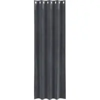 vidaXL Rideaux occultants 2 pcs gris clair 140 x 245 cm velours