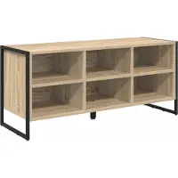 vidaXL Cabinet à chaussures Sonoma 60 x 35 x 44 cm Bois d'ingénierie