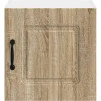 vidaXL , façade pour lave-vaisselle, modèle Kalmar, 2 pièces, panneau de particules imitation chêne Sonoma