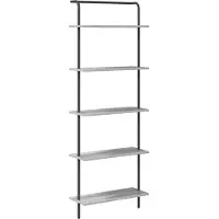 vidaXL Étagère Sonoma gris 60 x 24 x 168 cm Bois d'ingénierie