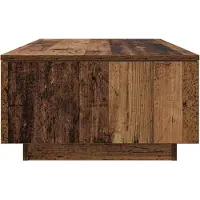 vidaXL Table basse en bois recyclé, 95 x 55 x 31 cm, matériau de bois