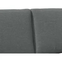 vidaXL Tête de lit rembourrée gris foncé 140 cm Pin massif