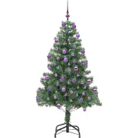vidaXL Arbre de Noël vert , 210 cm, en PVC