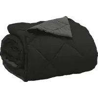 vidaXL : Couverture d'été, 220 x 260 cm, pour l'été, 200 g/m², noire et anthracite