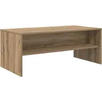 vidaXL Table basse en chêne Artisan 100 x 50 x 40 cm Bois composite