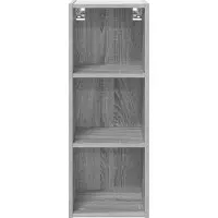 vidaXL Armoire suspendue Riga Gris Sonoma 30 x 29,5 x 80 cm