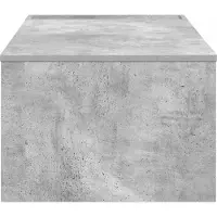 vidaXL Table basse Béton Gris 95 x 50 x 34 cm Bois composite