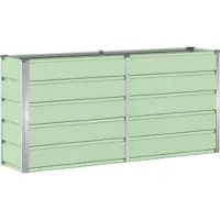 vidaXL Jardinière Vert 160 X 40 X 75 Cm Acier