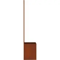 vidaXL Panneau brise-vue de jardin rouillé 32 x 150 cm en acier résistant aux intempéries