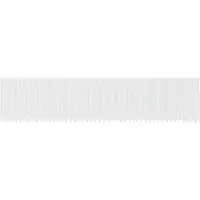vidaXL Rideau en Dentelle Floral Blanc 160 x 1200 cm Polyester